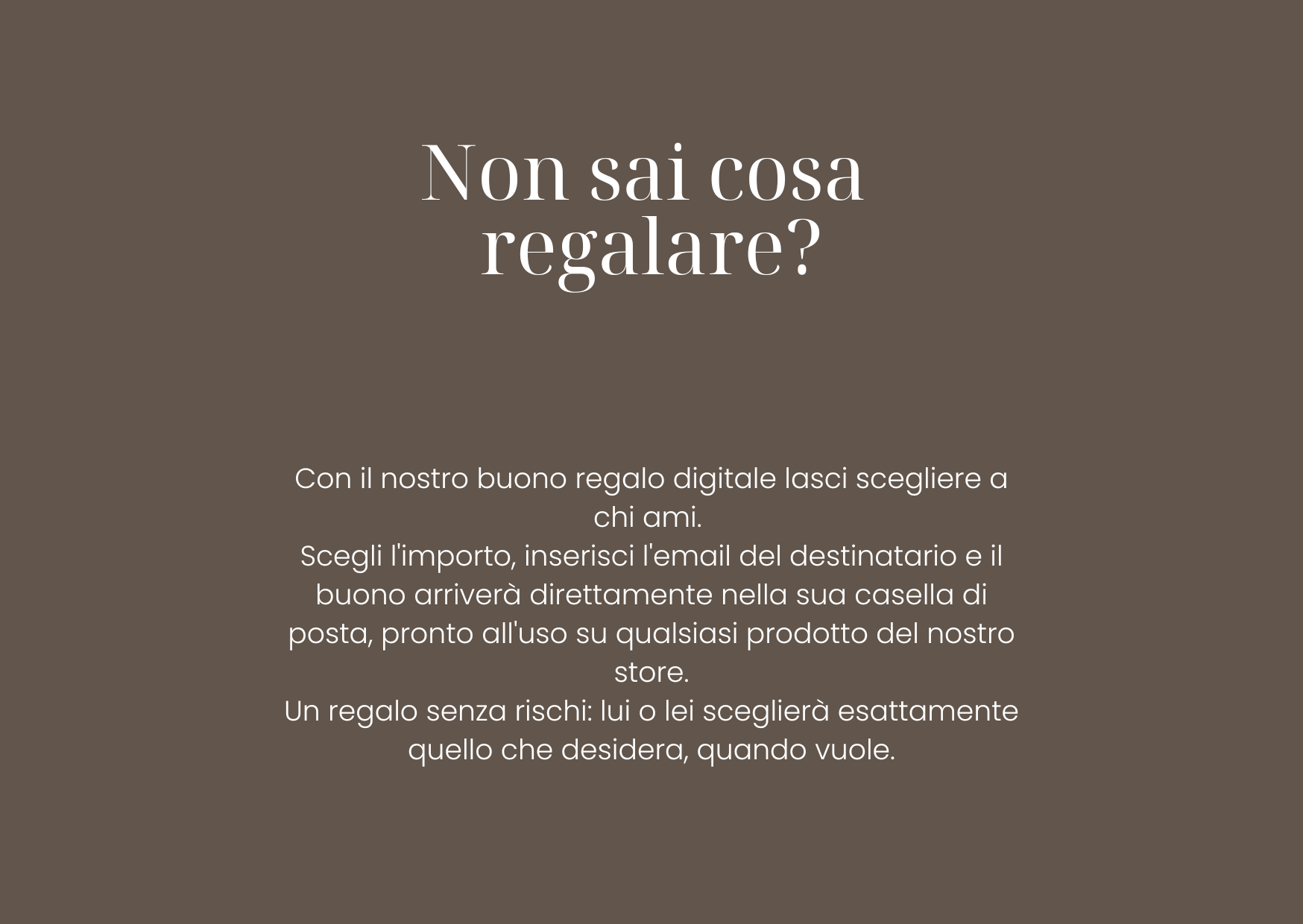 Buono regalo